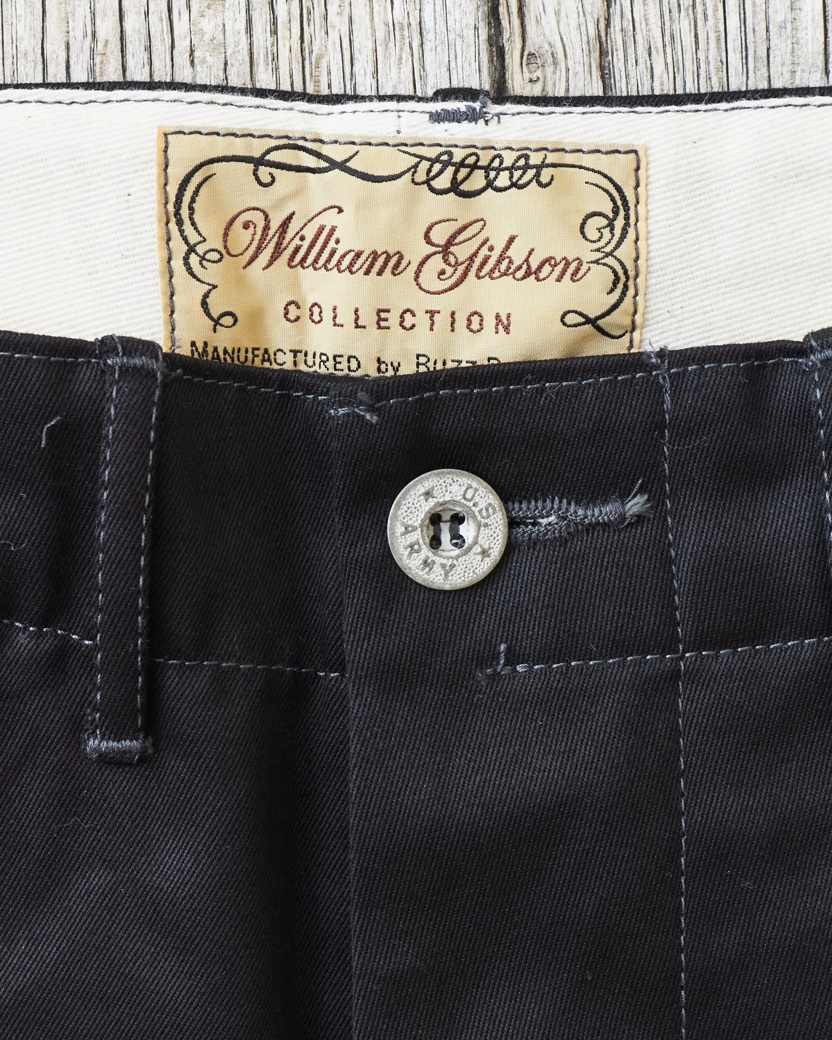 Buzz Rickson's William Gibson Chino 1942 Model Black BR41860
