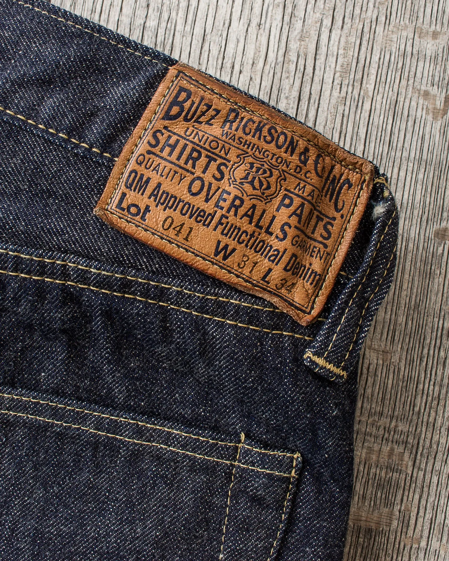 Buzz Rickson's World War II Waist Overalls Jeans BR43041