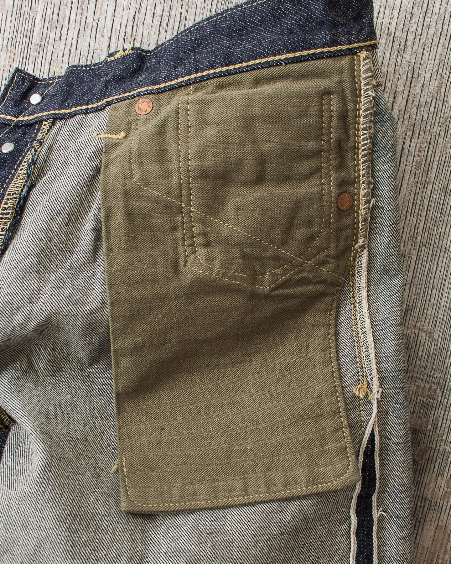Buzz Rickson's World War II Waist Overalls Jeans BR43041
