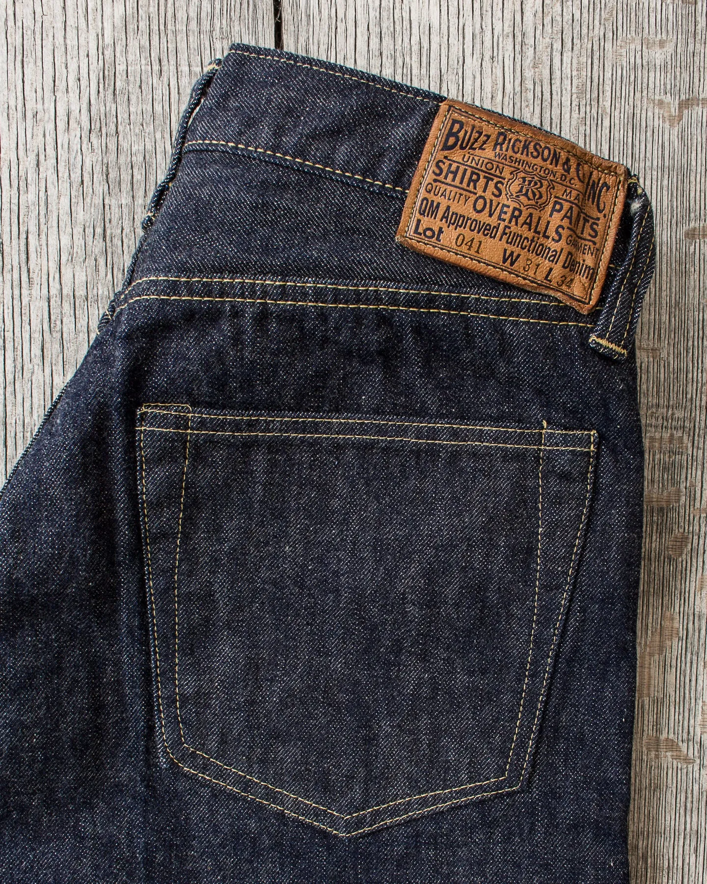 Buzz Rickson's World War II Waist Overalls Jeans BR43041
