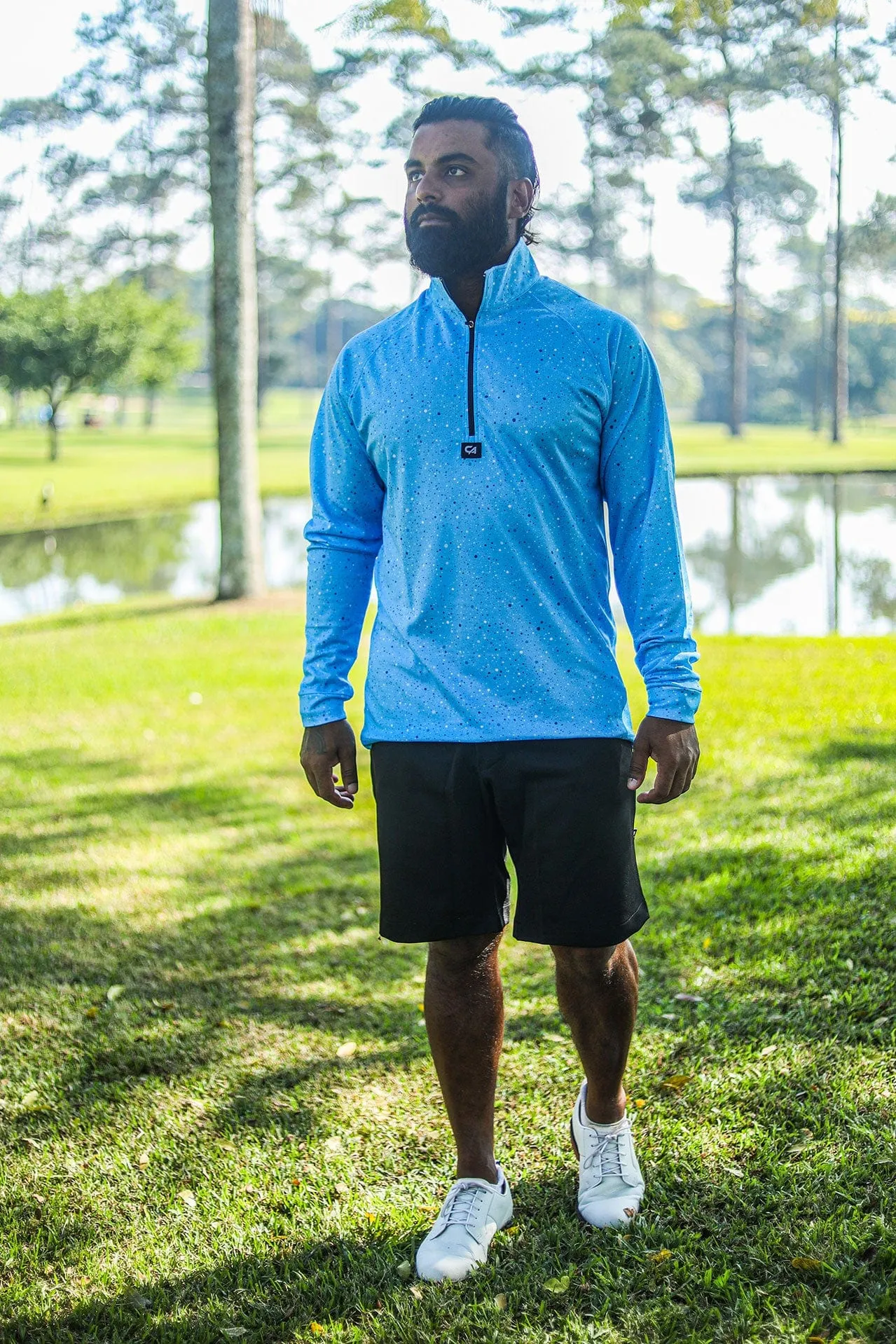 CA Dry-Tech Jersey | Blue Paint Splatter