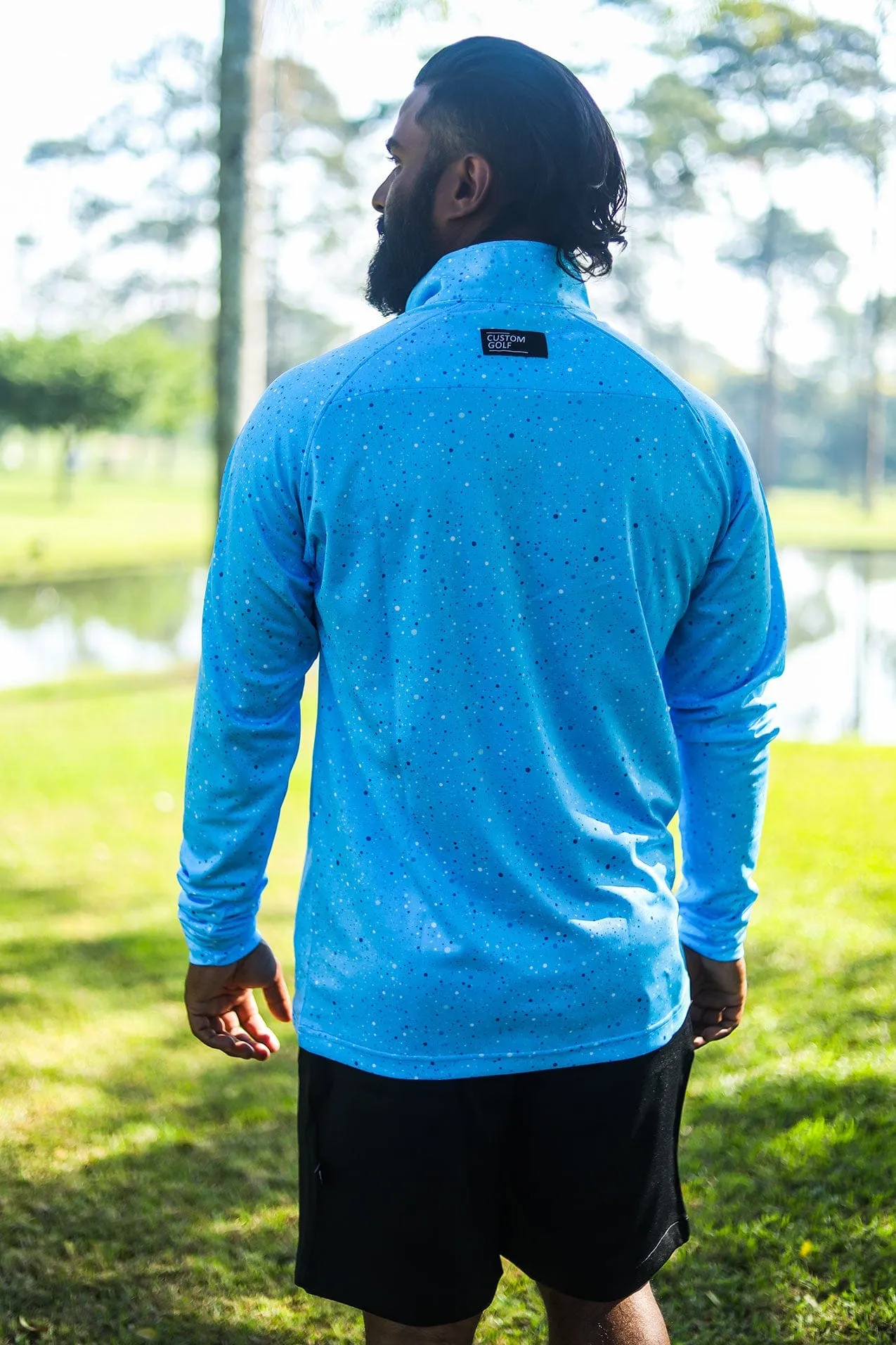 CA Dry-Tech Jersey | Blue Paint Splatter