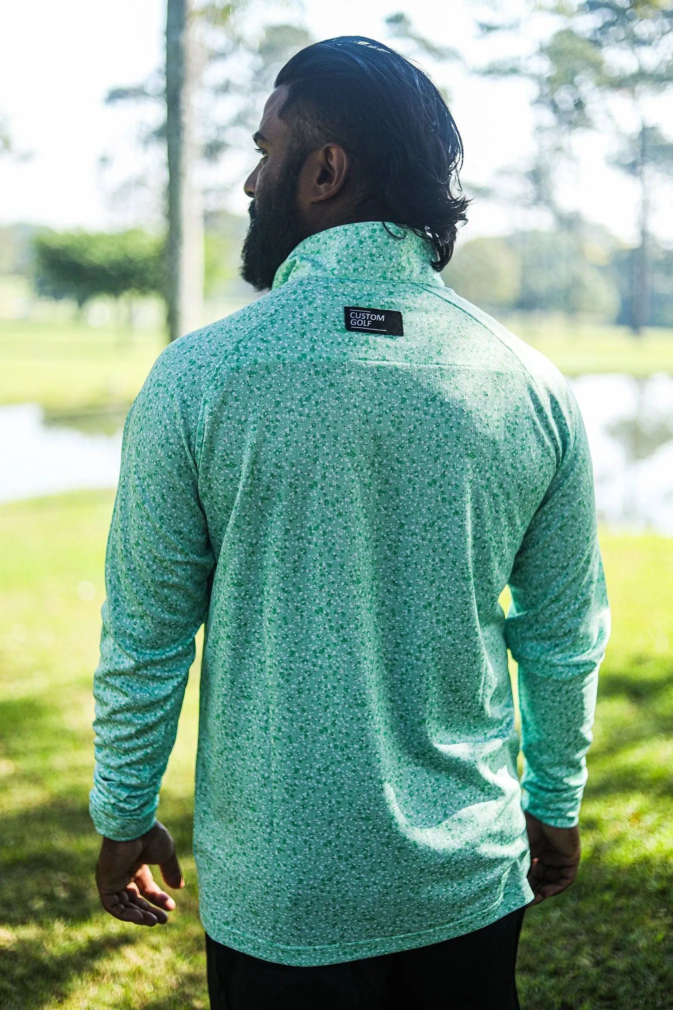 CA Dry-Tech Jersey | Green Splatter