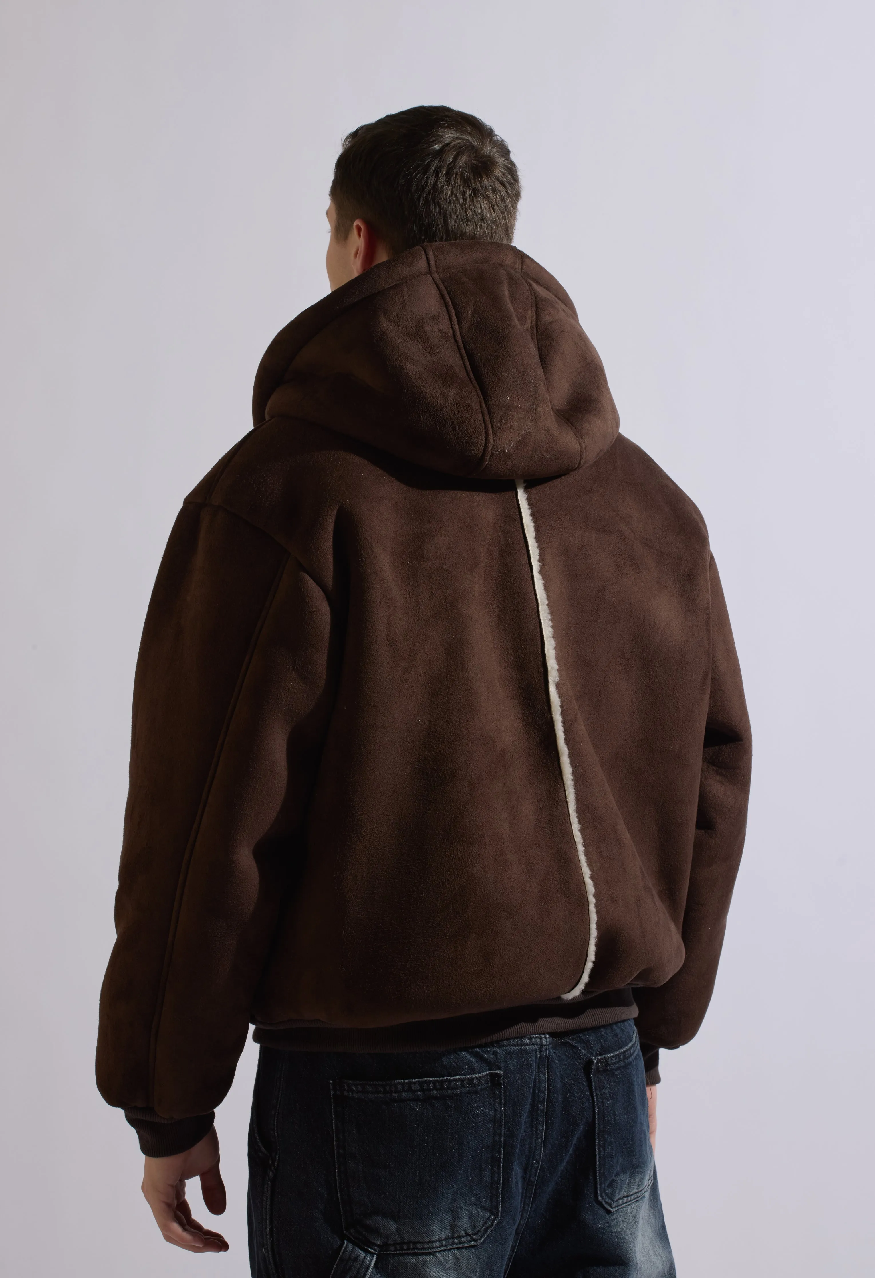 Cacao Sherpa Hoodie