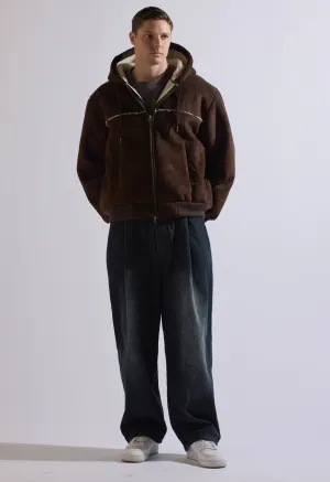 Cacao Sherpa Hoodie