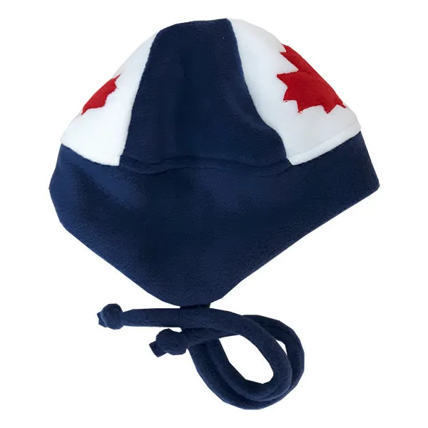 CANADA BEANIE W/ EAR LUGS NAVY