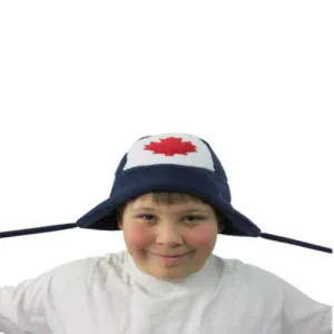 CANADA BEANIE W/ EAR LUGS NAVY