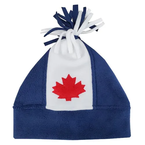 CANADA SHORT FRINGE TOQUE NAVY