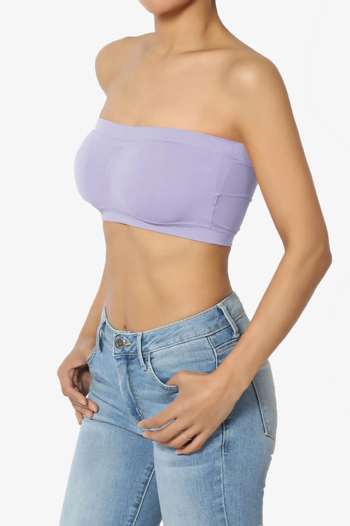 Candid Removable Pad Bandeau Bra Top