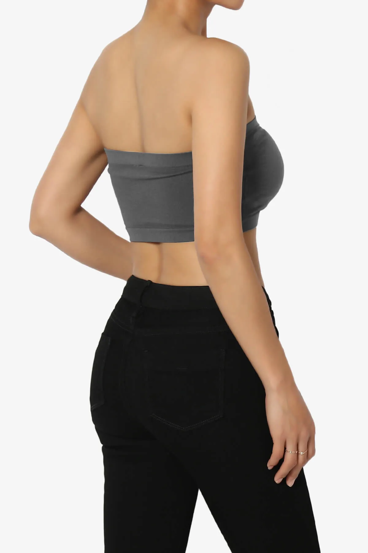 Candid Removable Pad Bandeau Bra Top