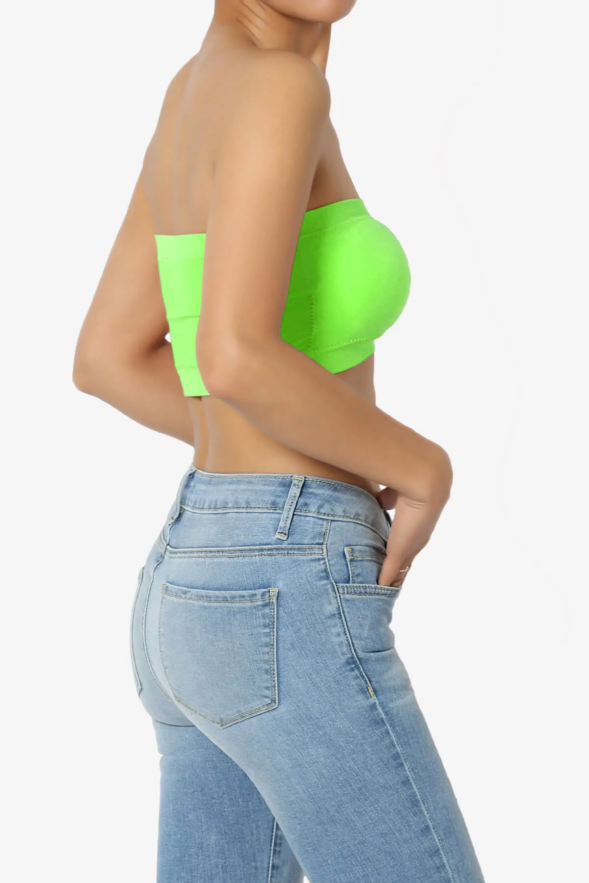 Candid Removable Pad Bandeau Bra Top