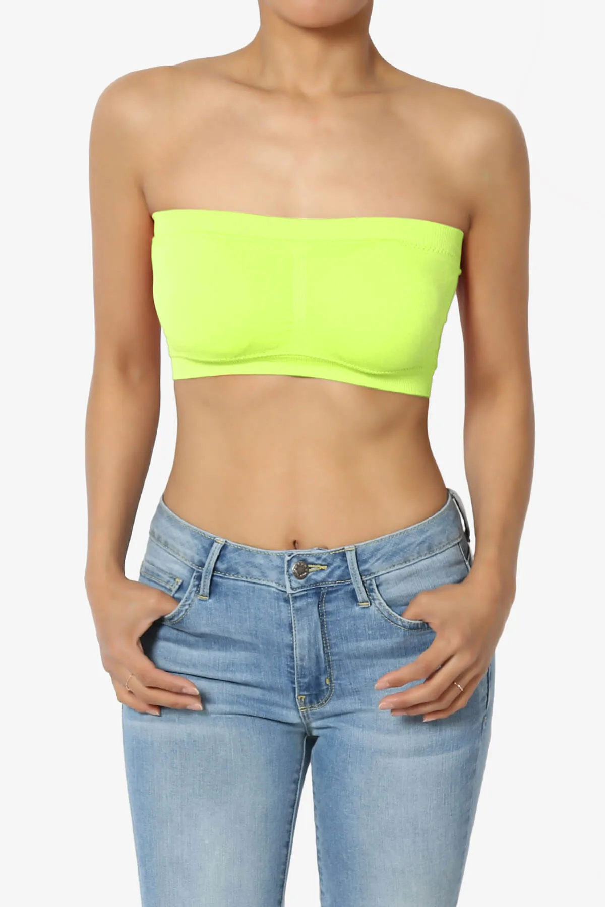 Candid Removable Pad Bandeau Bra Top