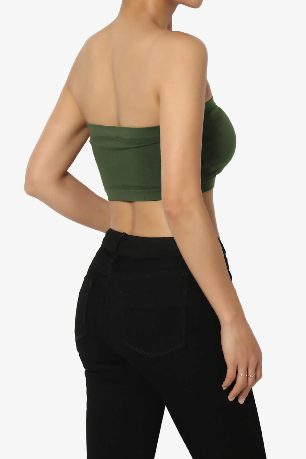 Candid Removable Pad Bandeau Bra Top