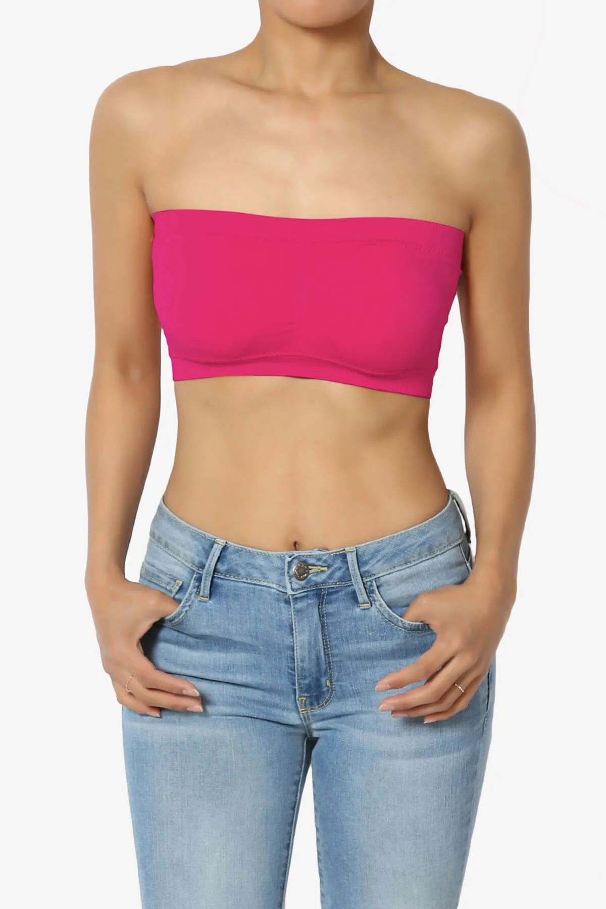 Candid Removable Pad Bandeau Bra Top