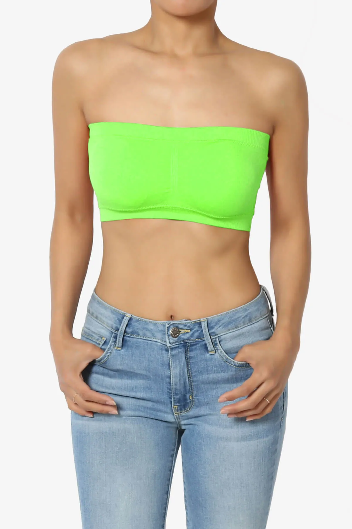 Candid Removable Pad Bandeau Bra Top