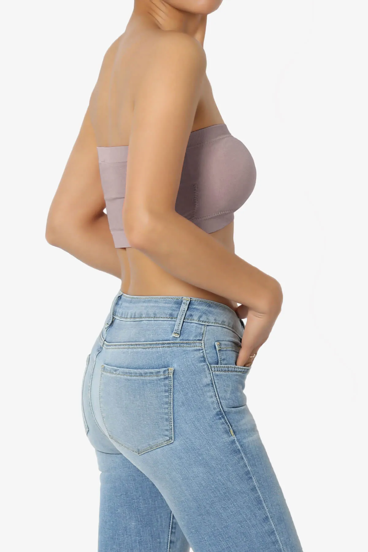 Candid Removable Pad Bandeau Bra Top
