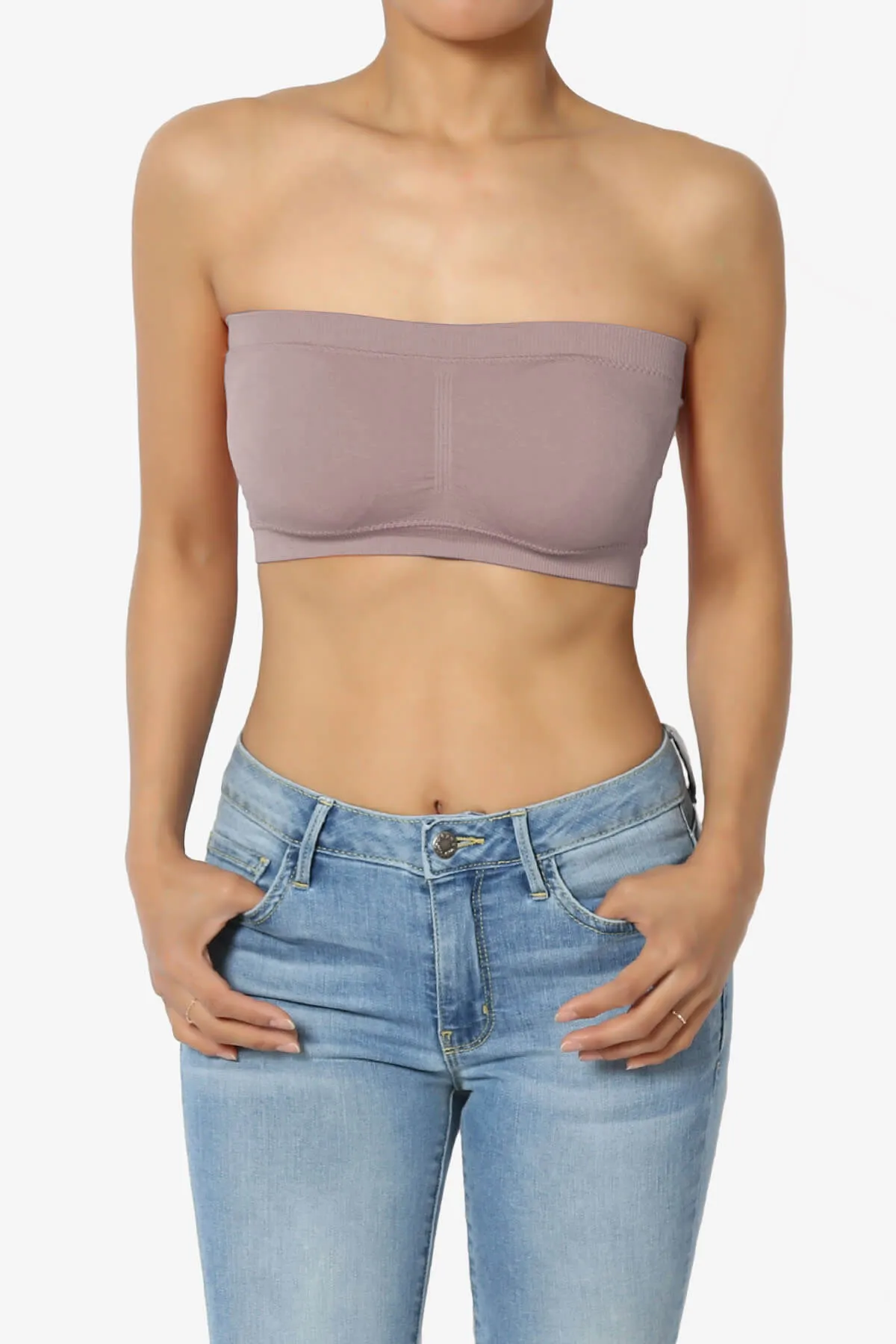 Candid Removable Pad Bandeau Bra Top
