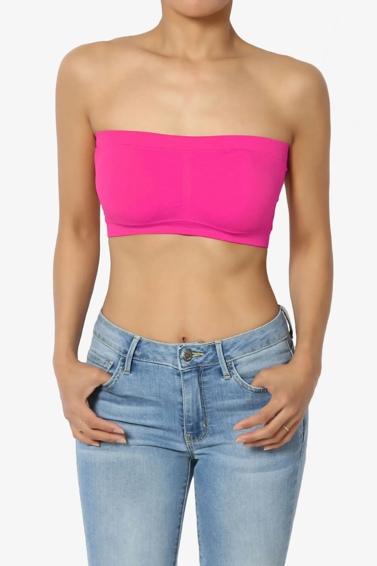 Candid Removable Pad Bandeau Bra Top