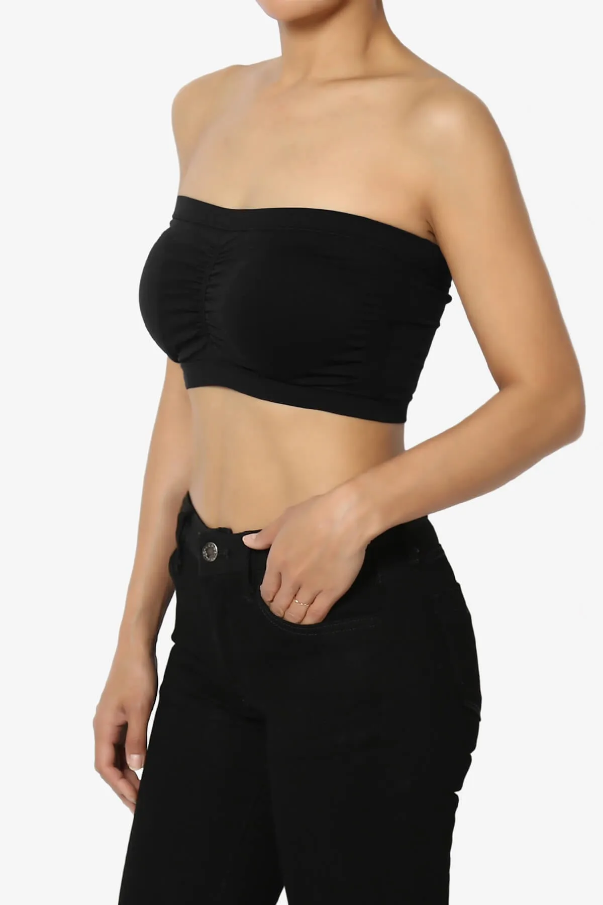 Candid Removable Pad Bandeau Bra Top