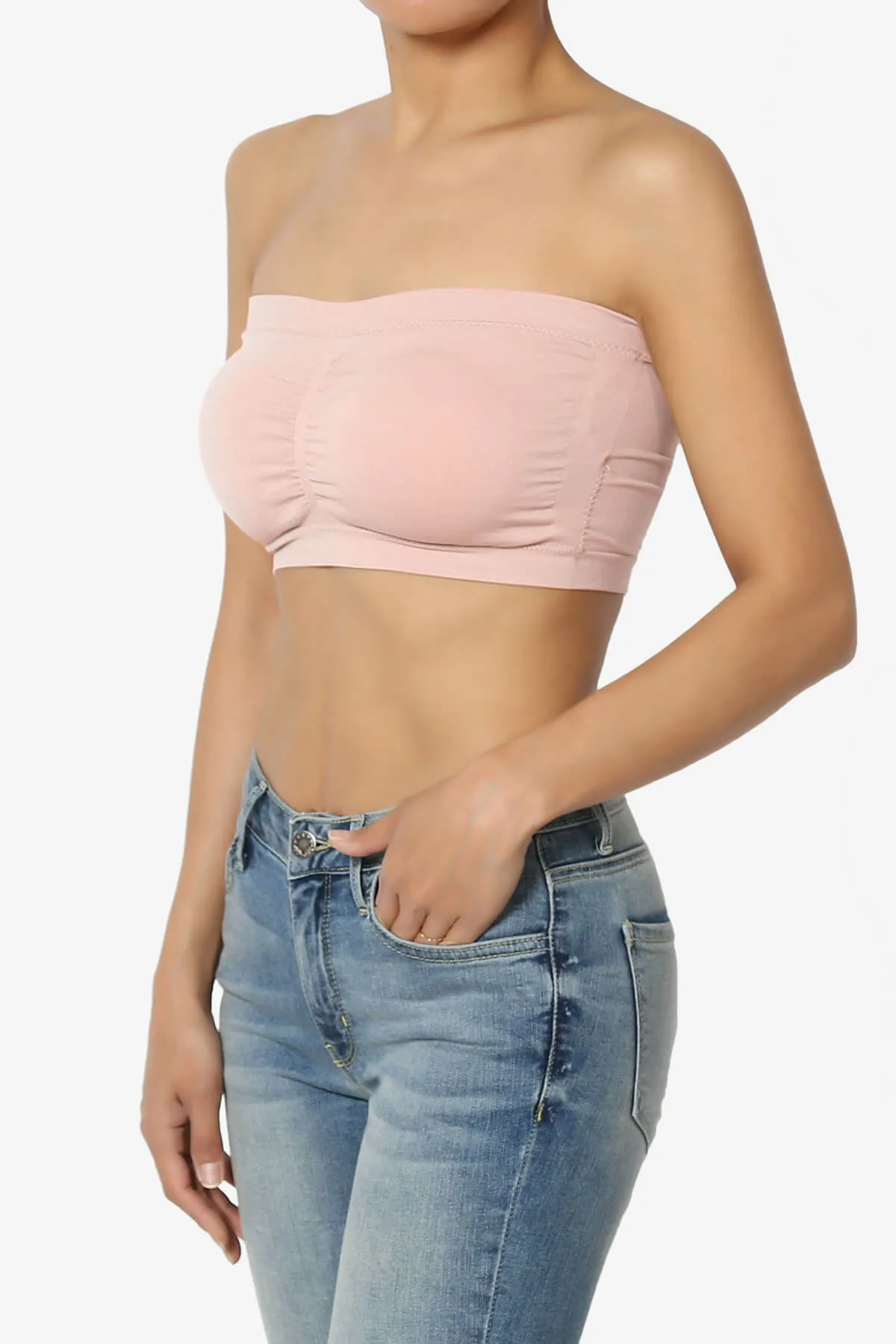 Candid Removable Pad Bandeau Bra Top
