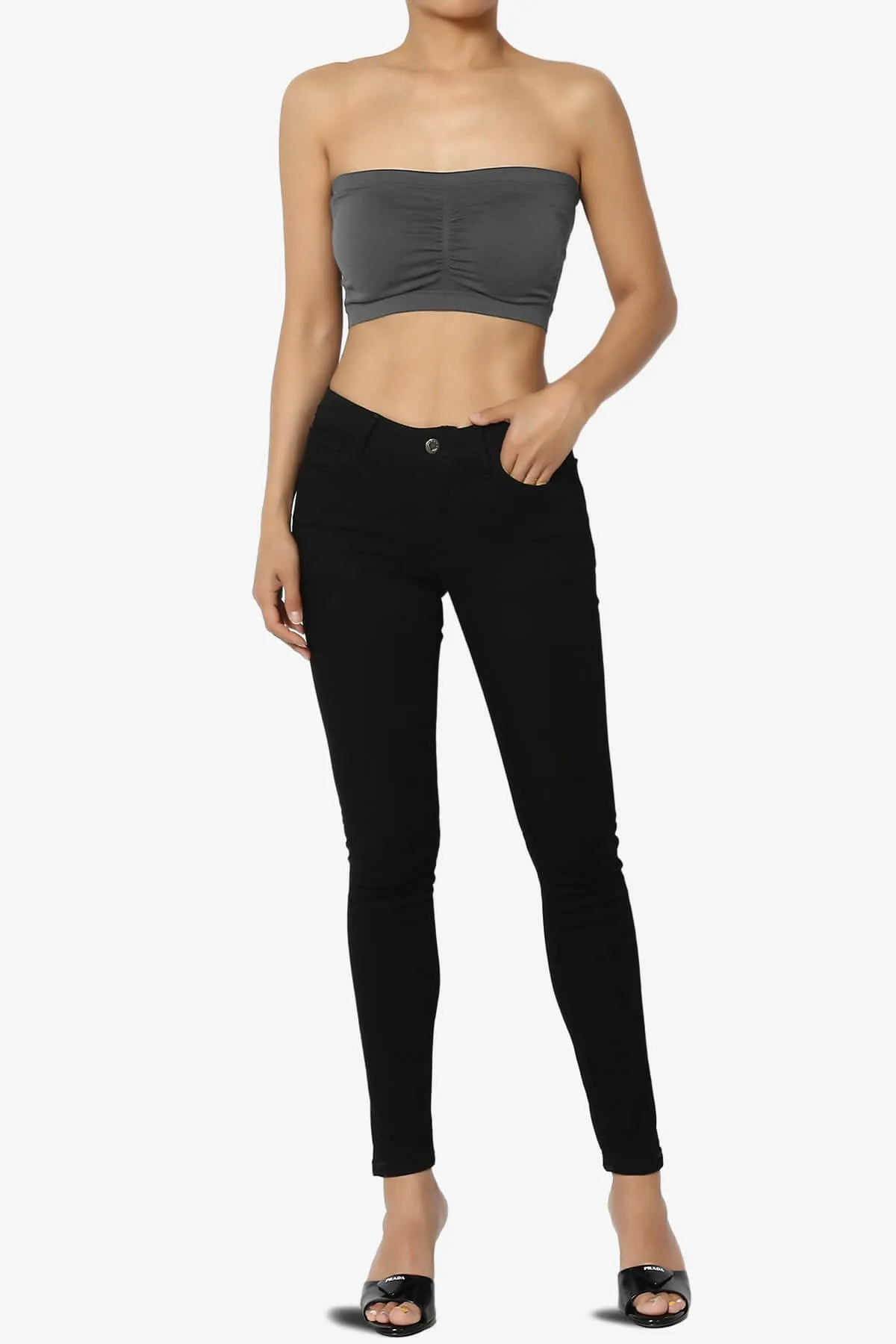 Candid Removable Pad Bandeau Bra Top