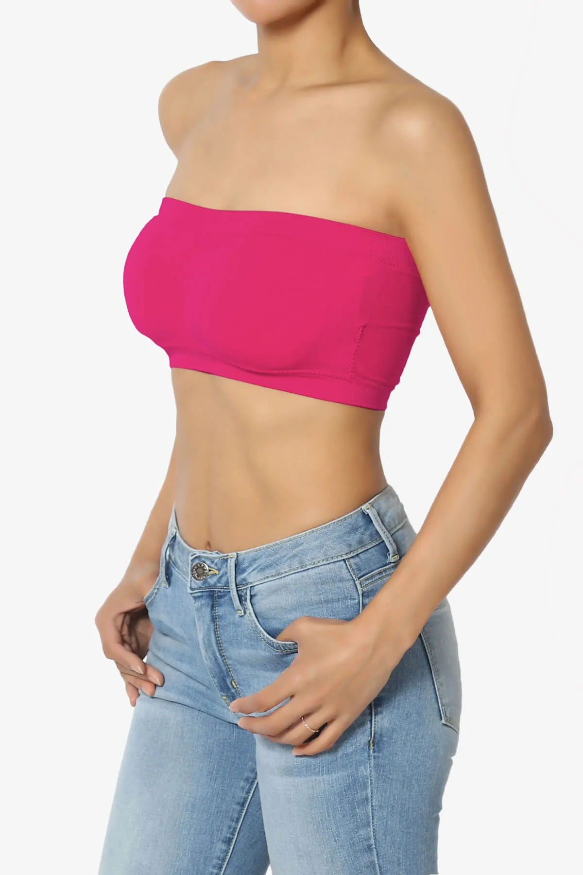 Candid Removable Pad Bandeau Bra Top