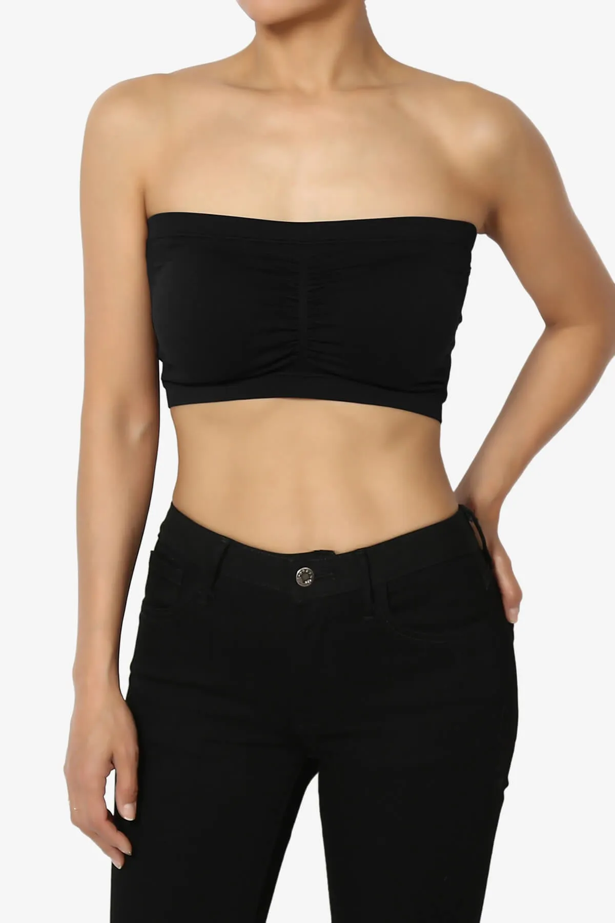 Candid Removable Pad Bandeau Bra Top