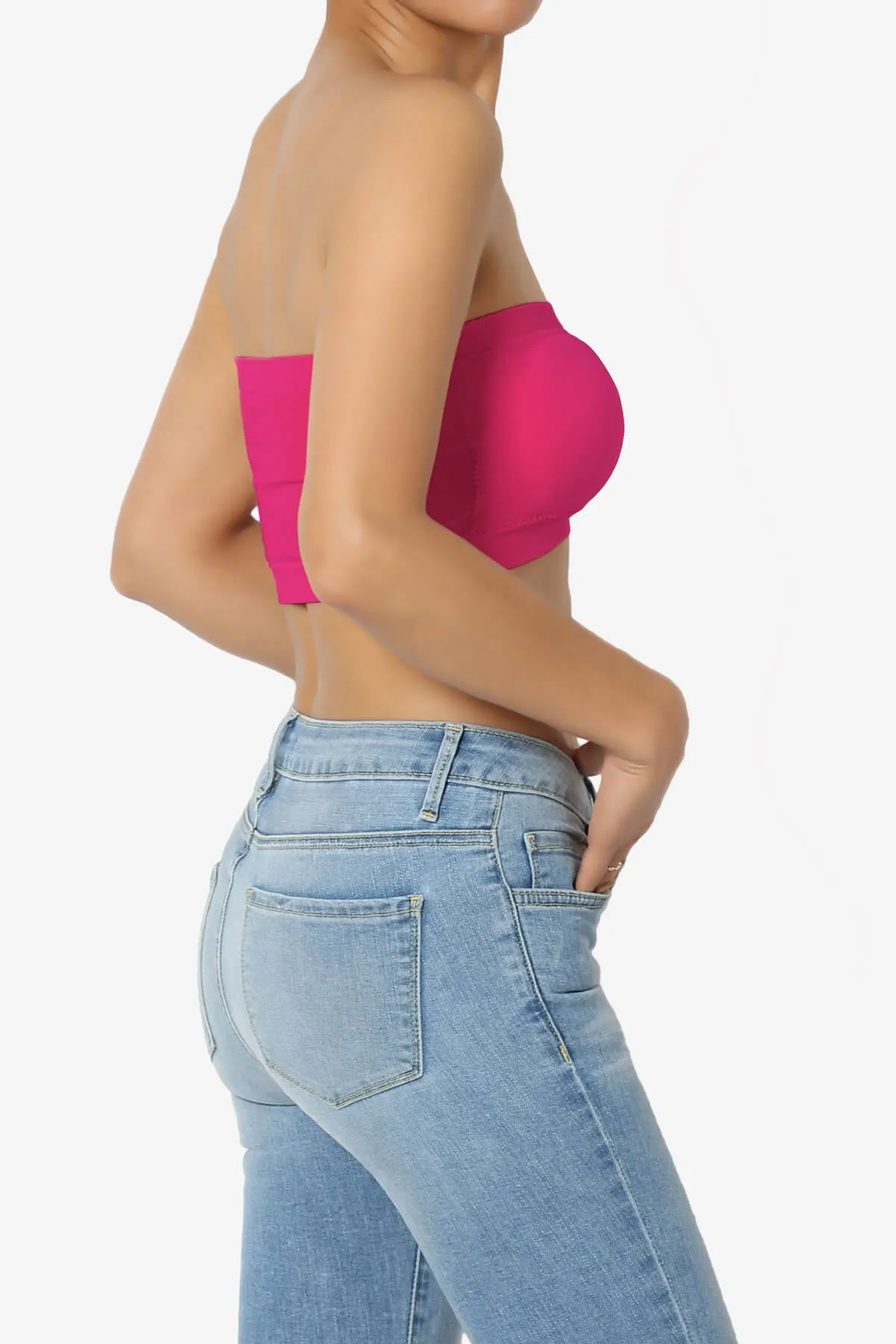 Candid Removable Pad Bandeau Bra Top
