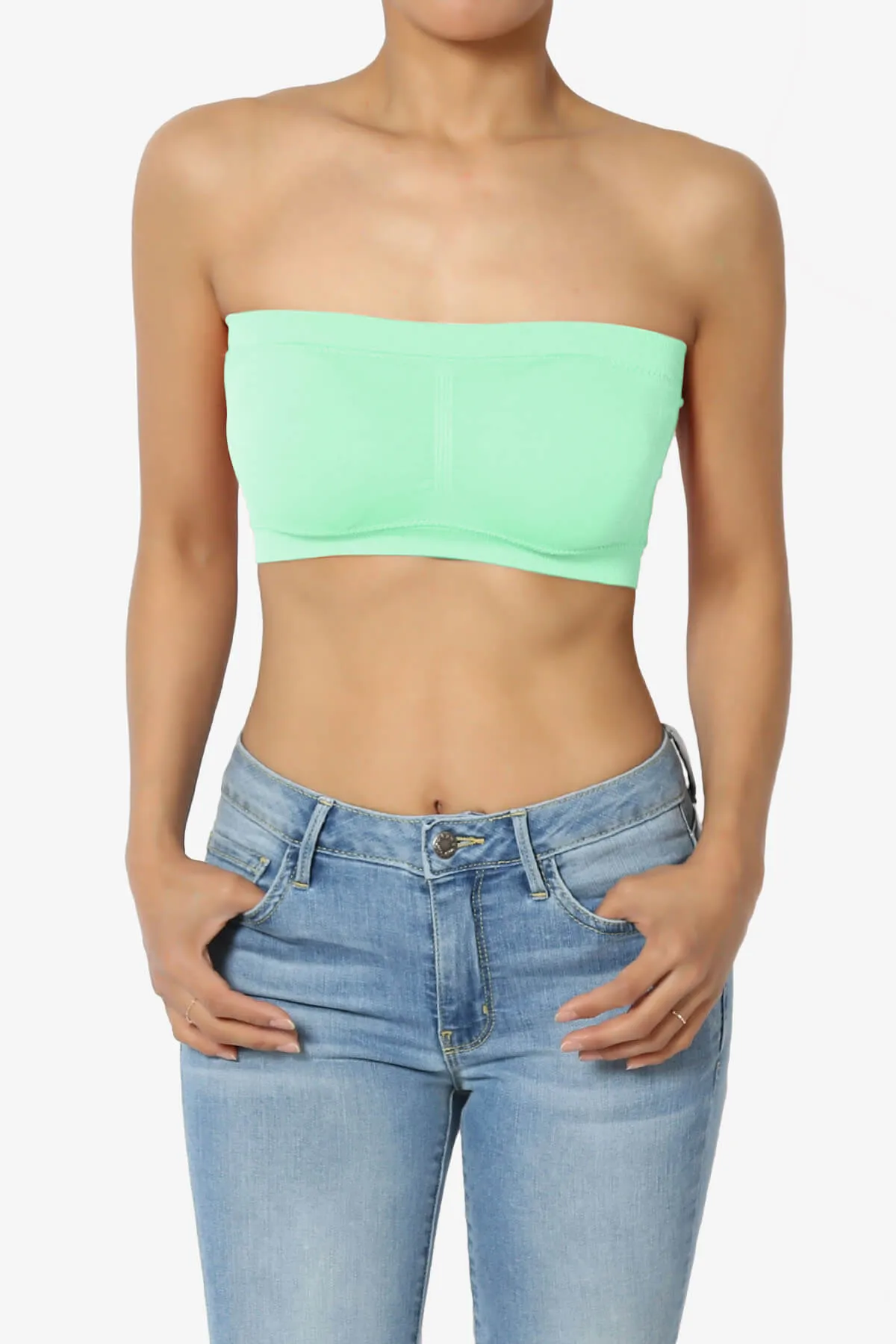 Candid Removable Pad Bandeau Bra Top