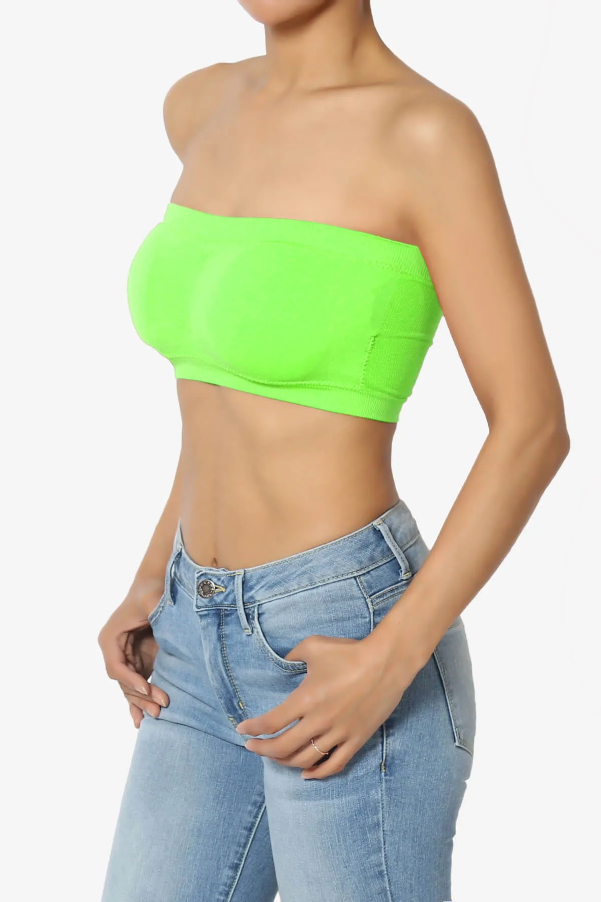Candid Removable Pad Bandeau Bra Top