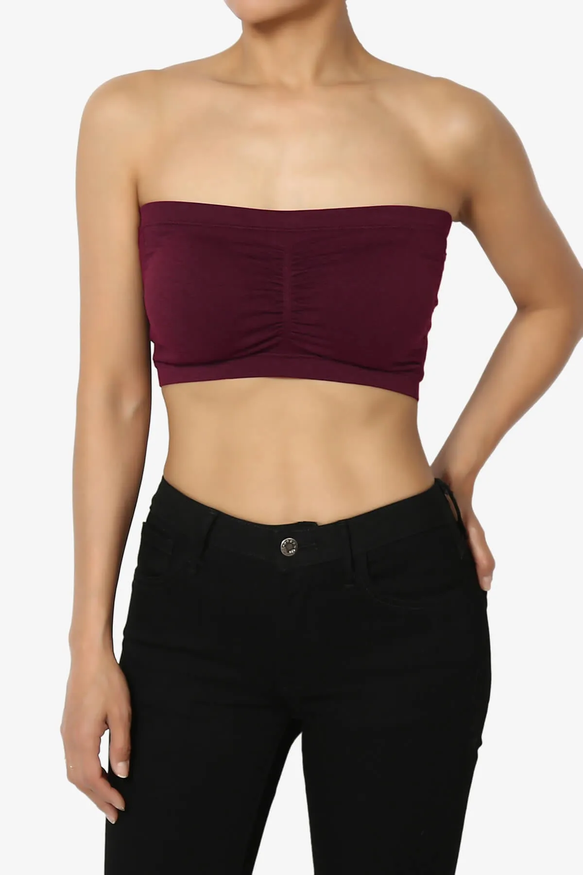 Candid Removable Pad Bandeau Bra Top