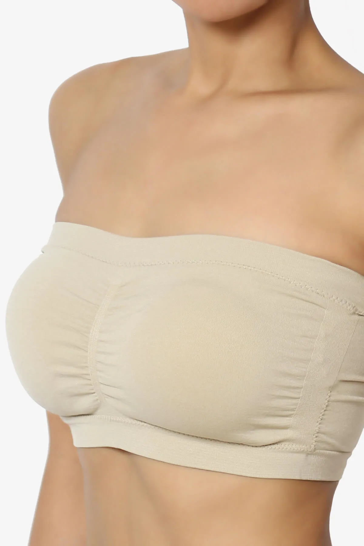 Candid Removable Pad Bandeau Bra Top