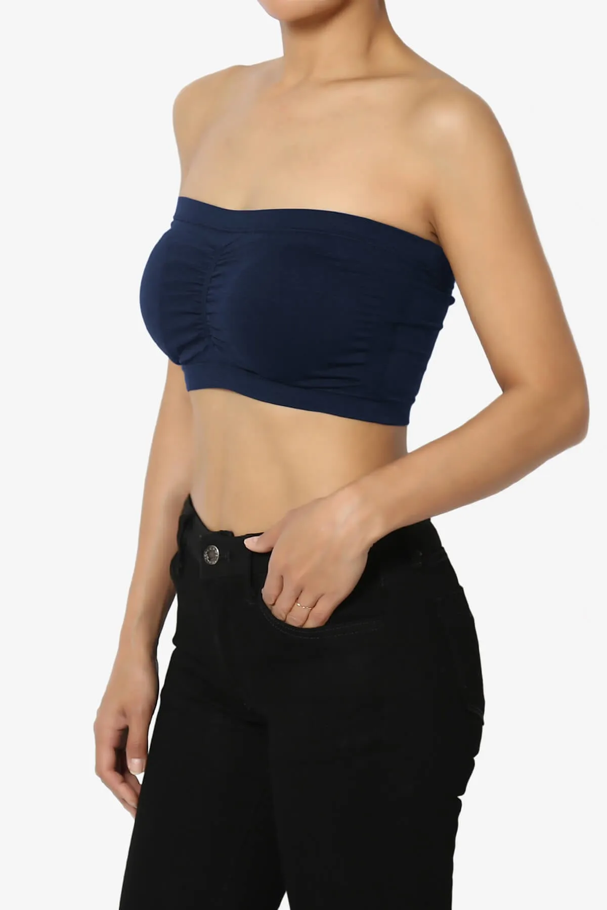 Candid Removable Pad Bandeau Bra Top