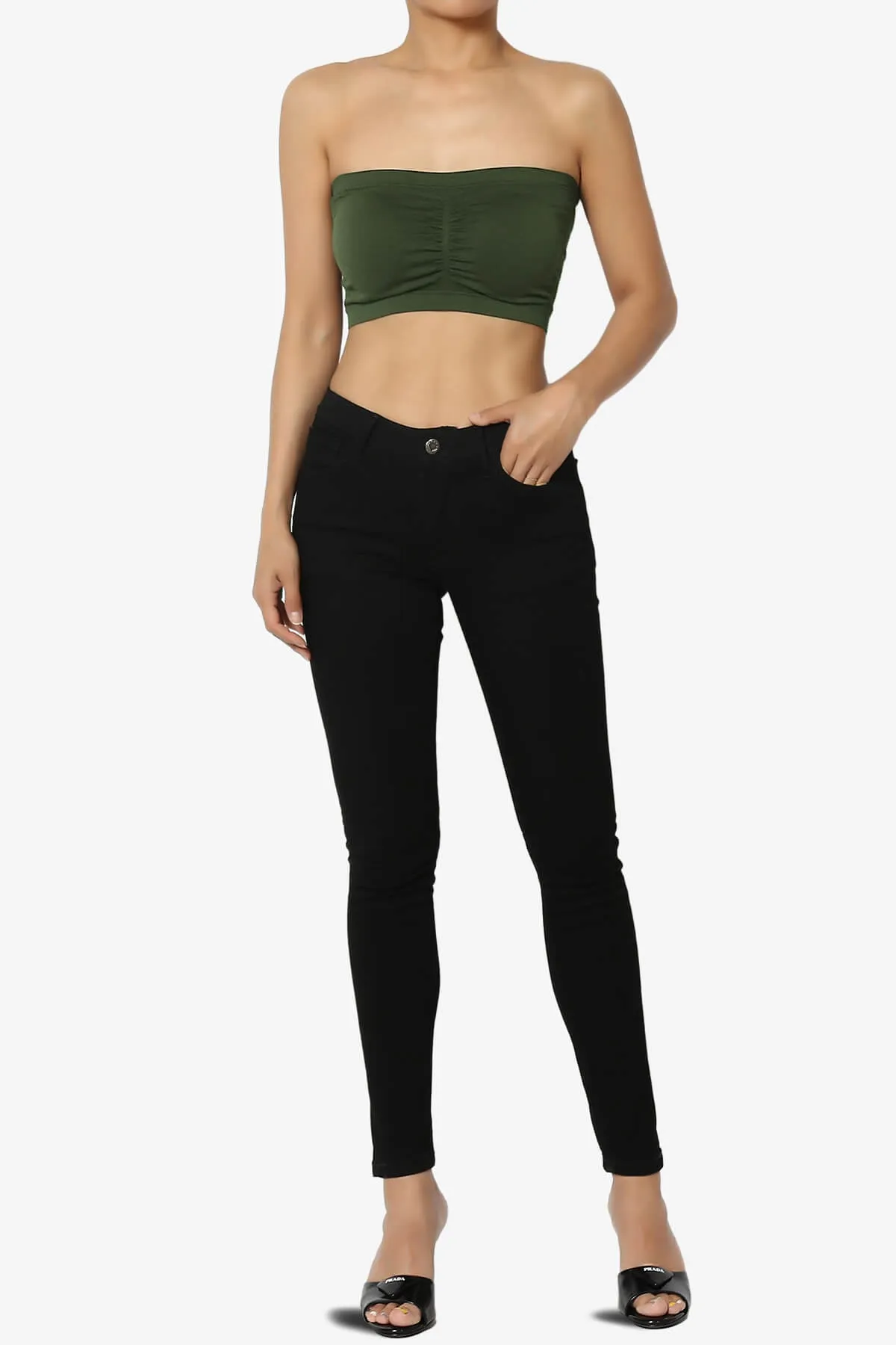 Candid Removable Pad Bandeau Bra Top