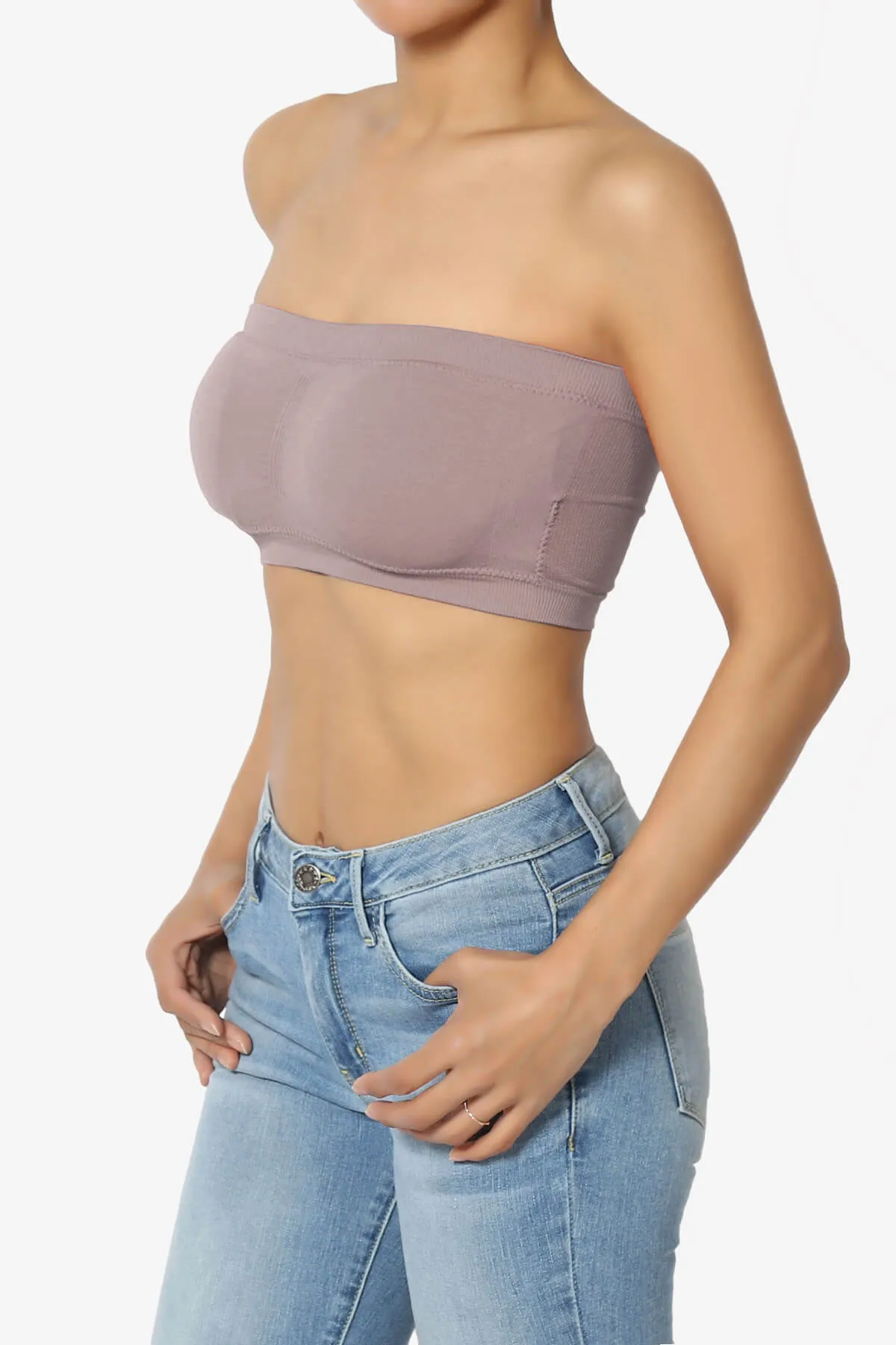 Candid Removable Pad Bandeau Bra Top