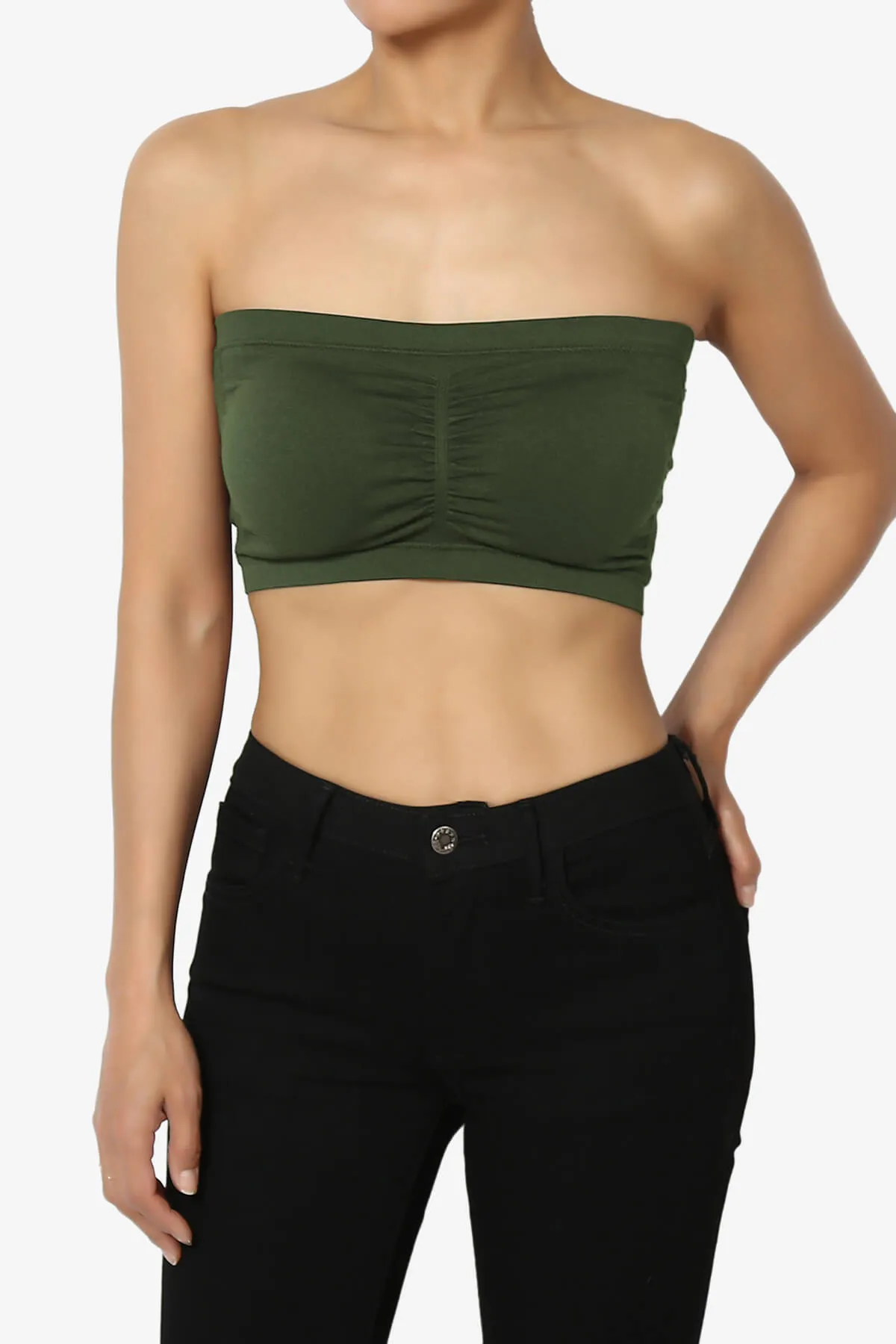 Candid Removable Pad Bandeau Bra Top