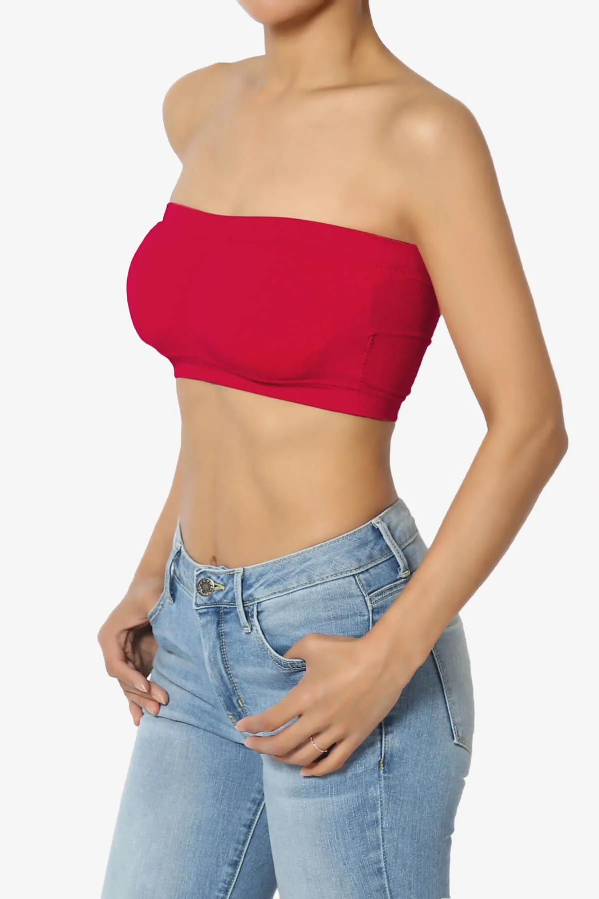 Candid Removable Pad Bandeau Bra Top