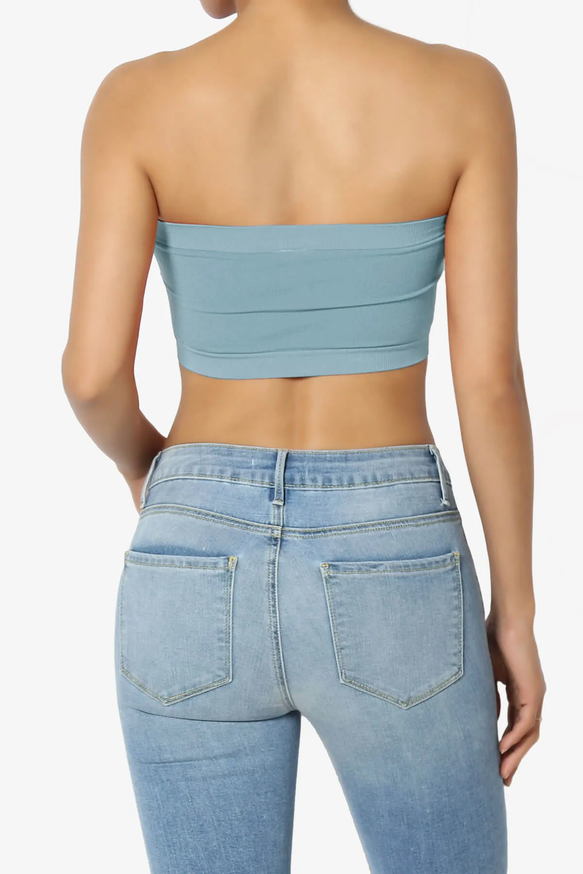Candid Removable Pad Bandeau Bra Top