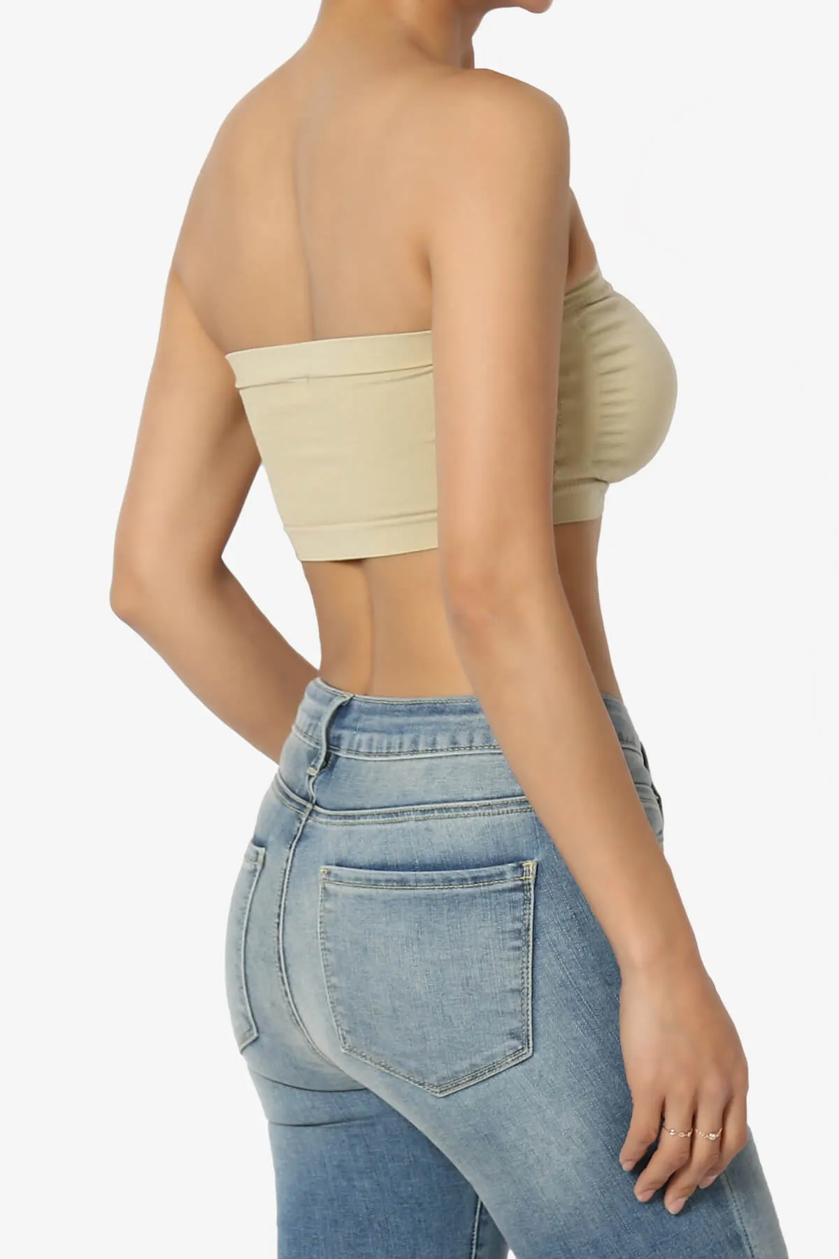 Candid Removable Pad Bandeau Bra Top