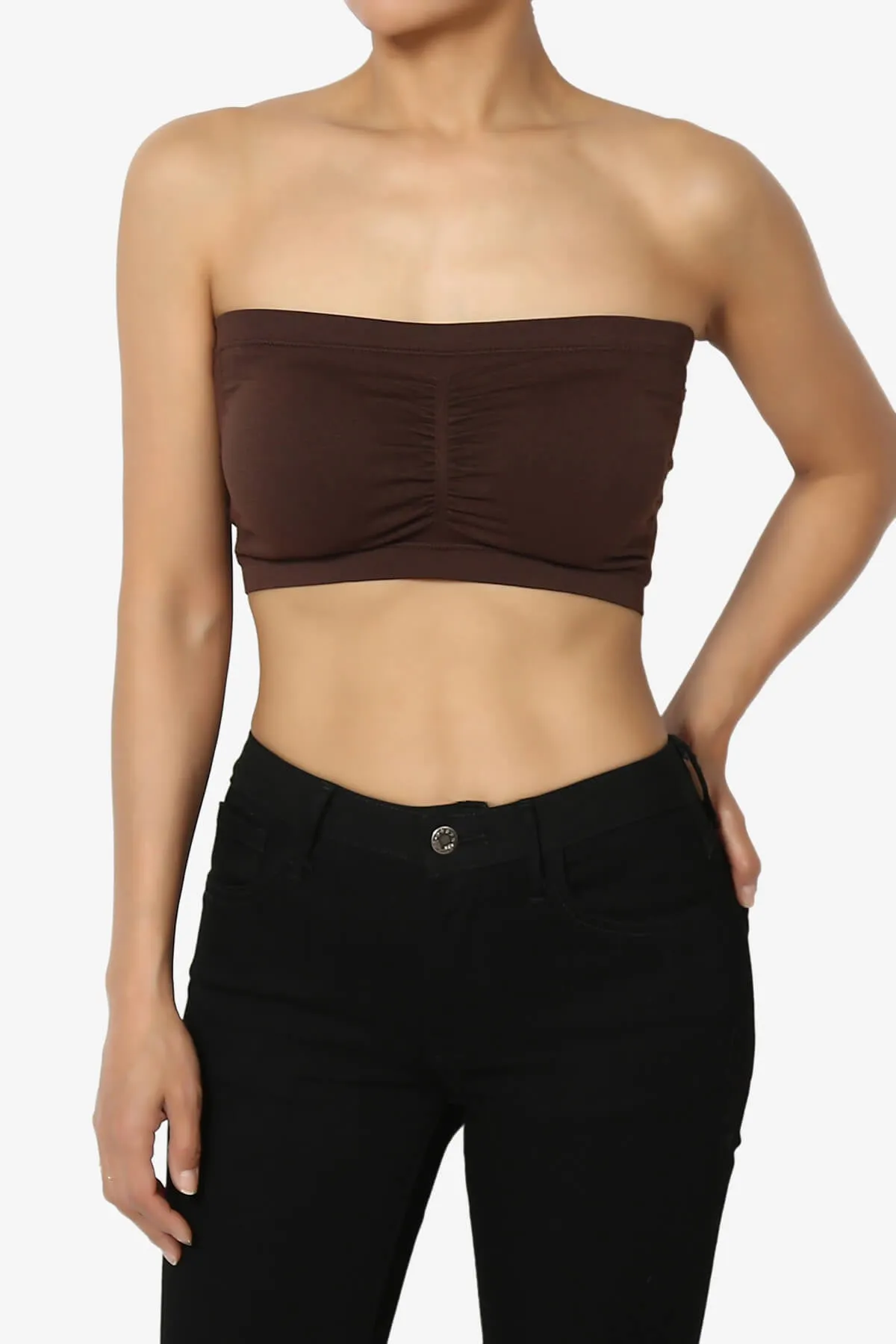 Candid Removable Pad Bandeau Bra Top