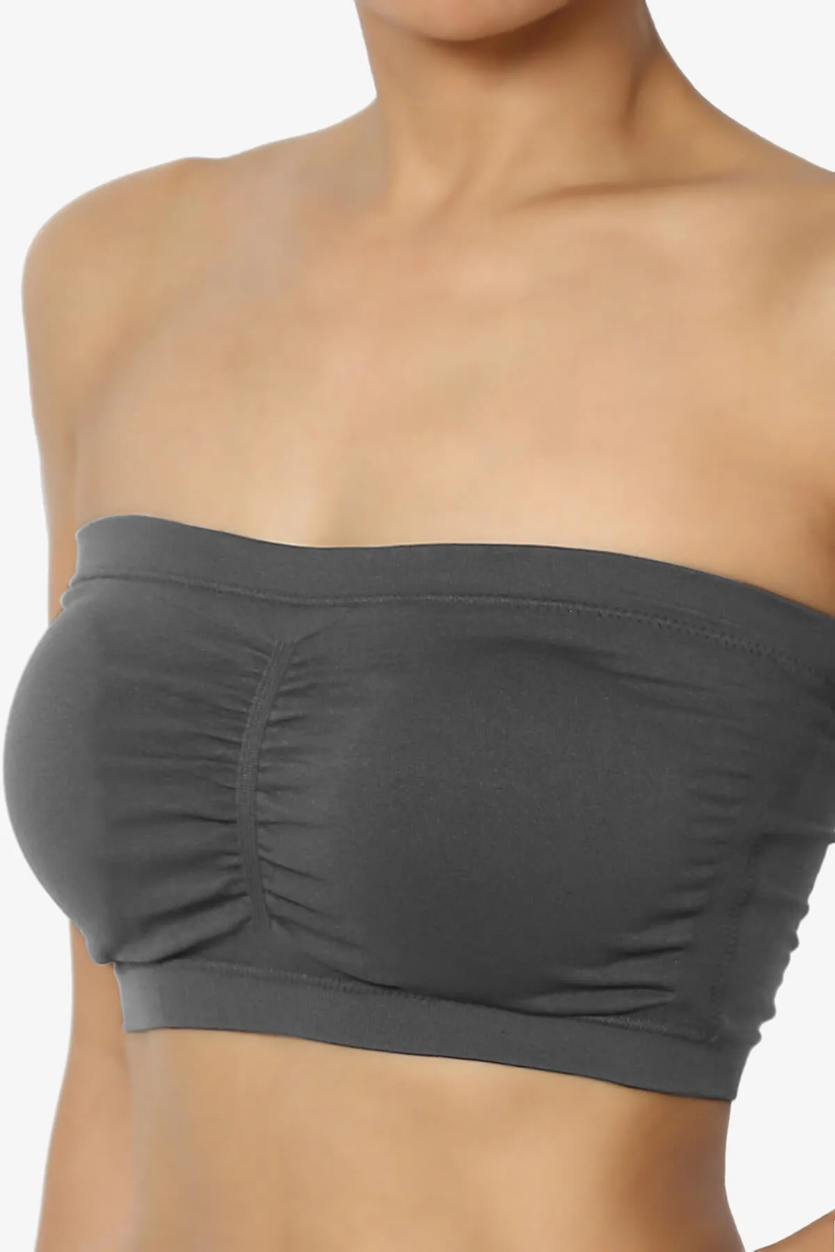Candid Removable Pad Bandeau Bra Top
