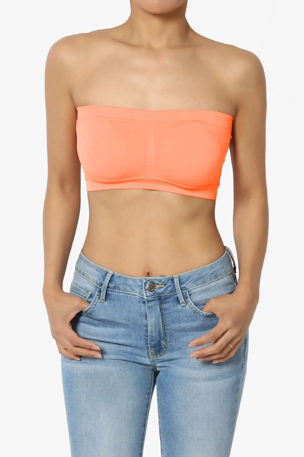 Candid Removable Pad Bandeau Bra Top