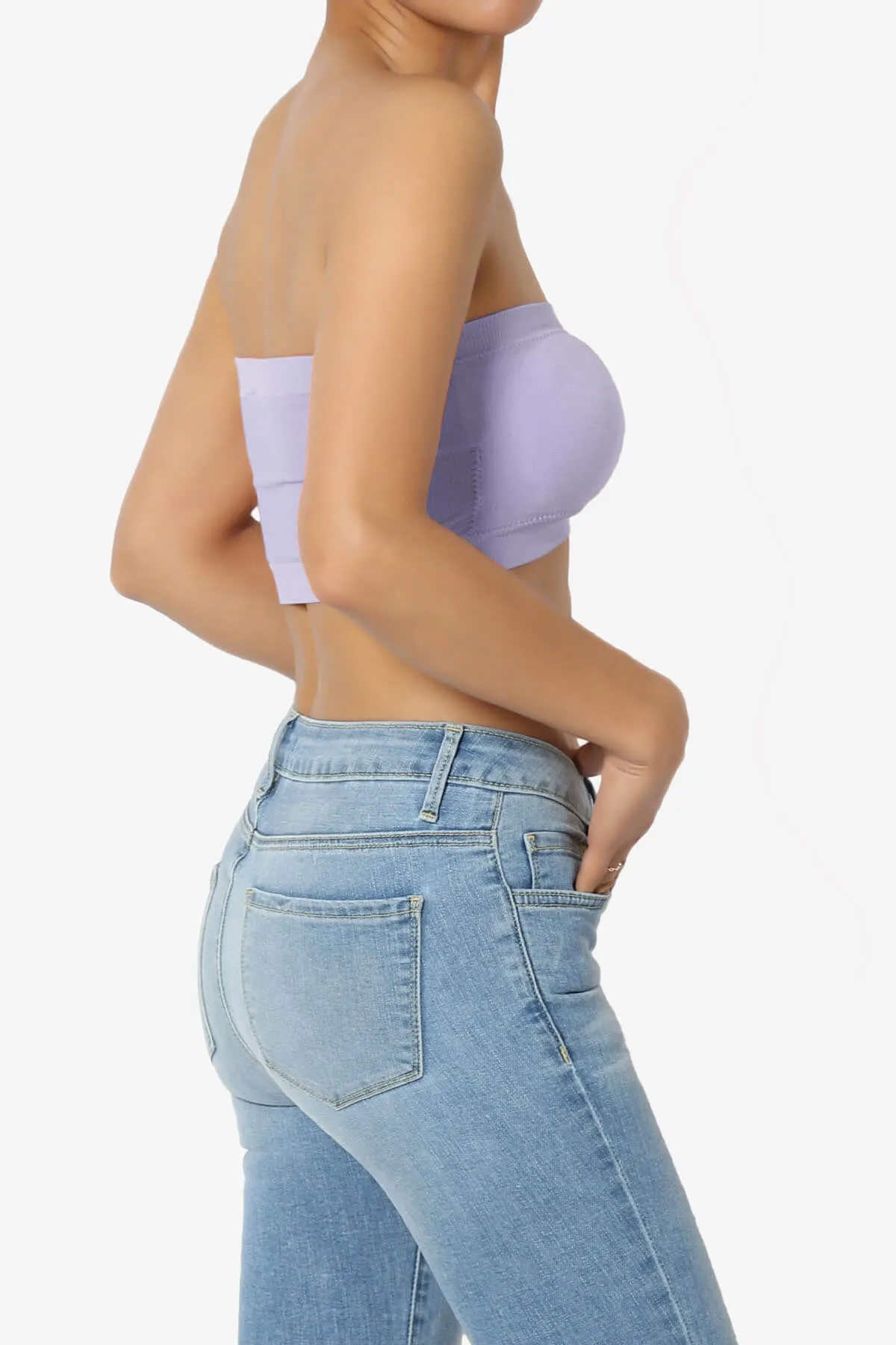 Candid Removable Pad Bandeau Bra Top