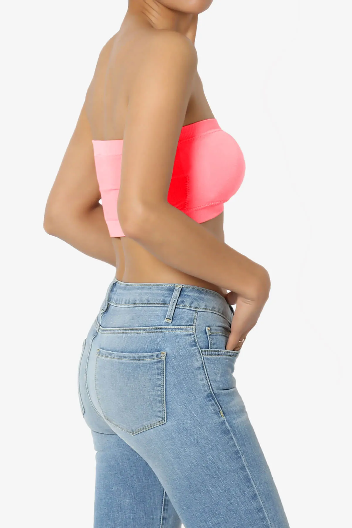 Candid Removable Pad Bandeau Bra Top