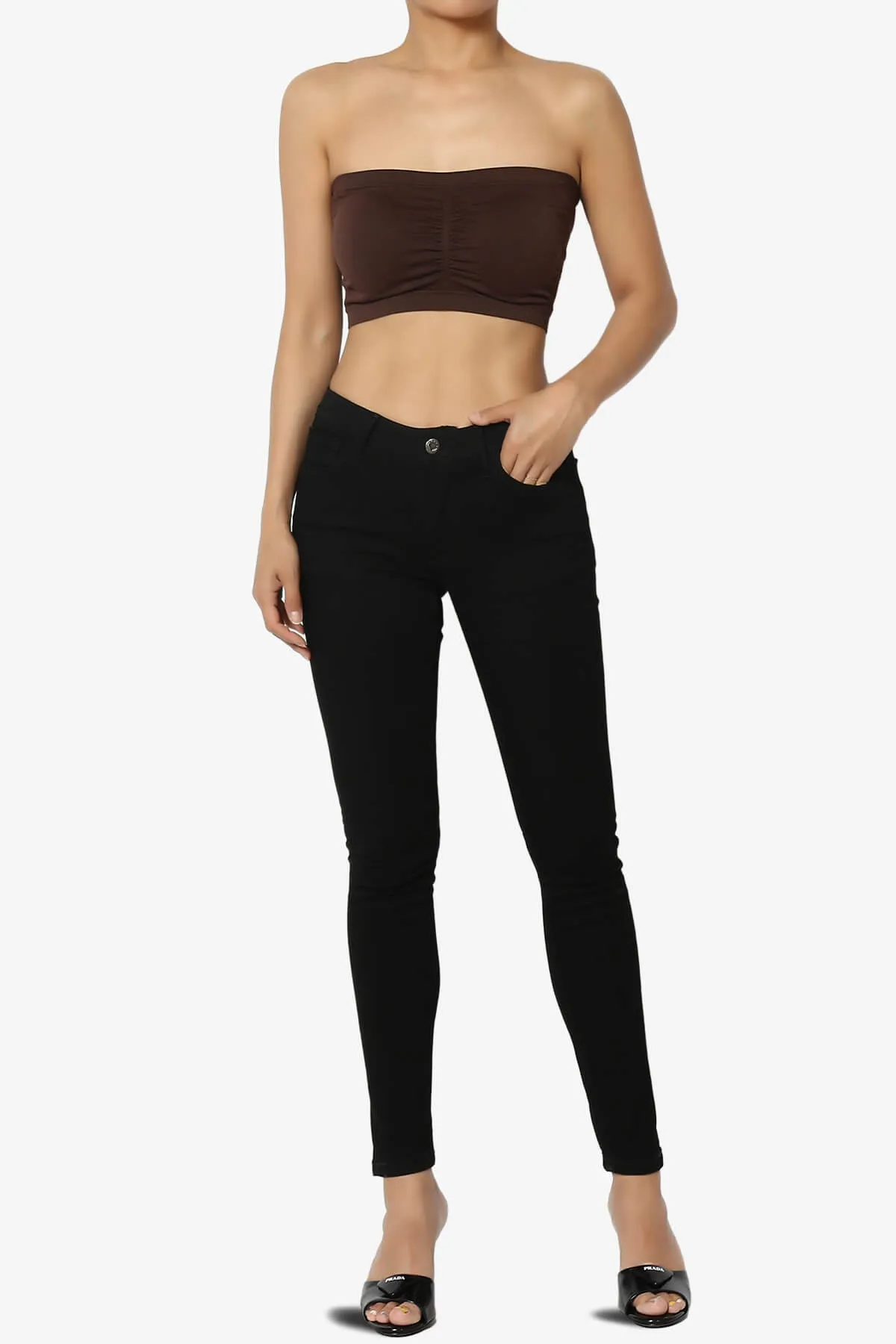 Candid Removable Pad Bandeau Bra Top