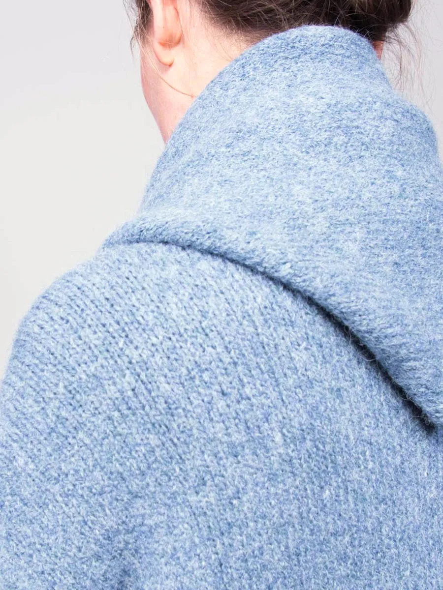 capote coat - chambray