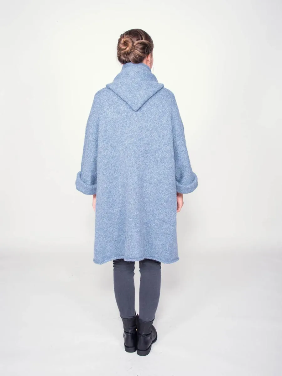 capote coat - chambray