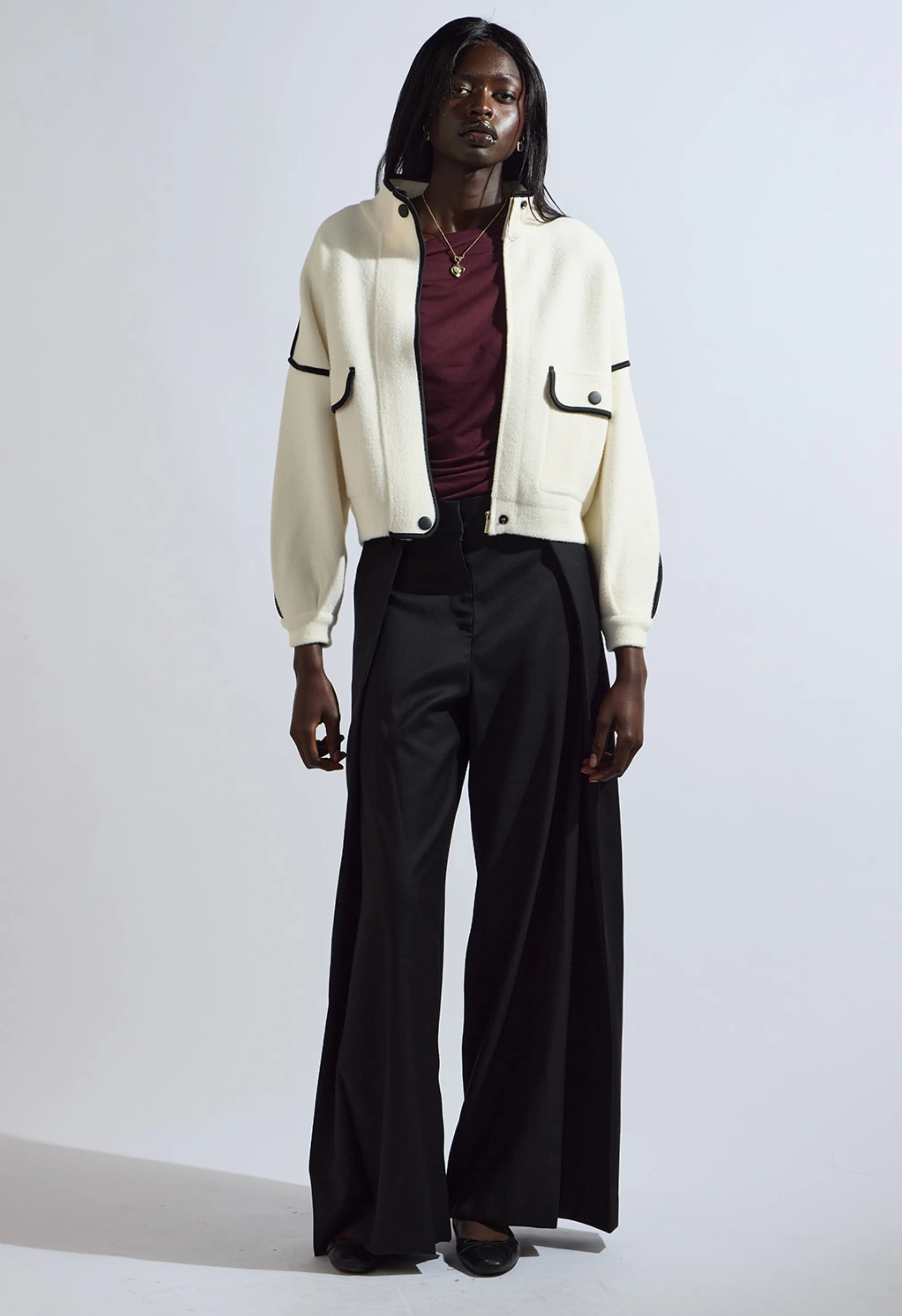 Cardi Jacket in White