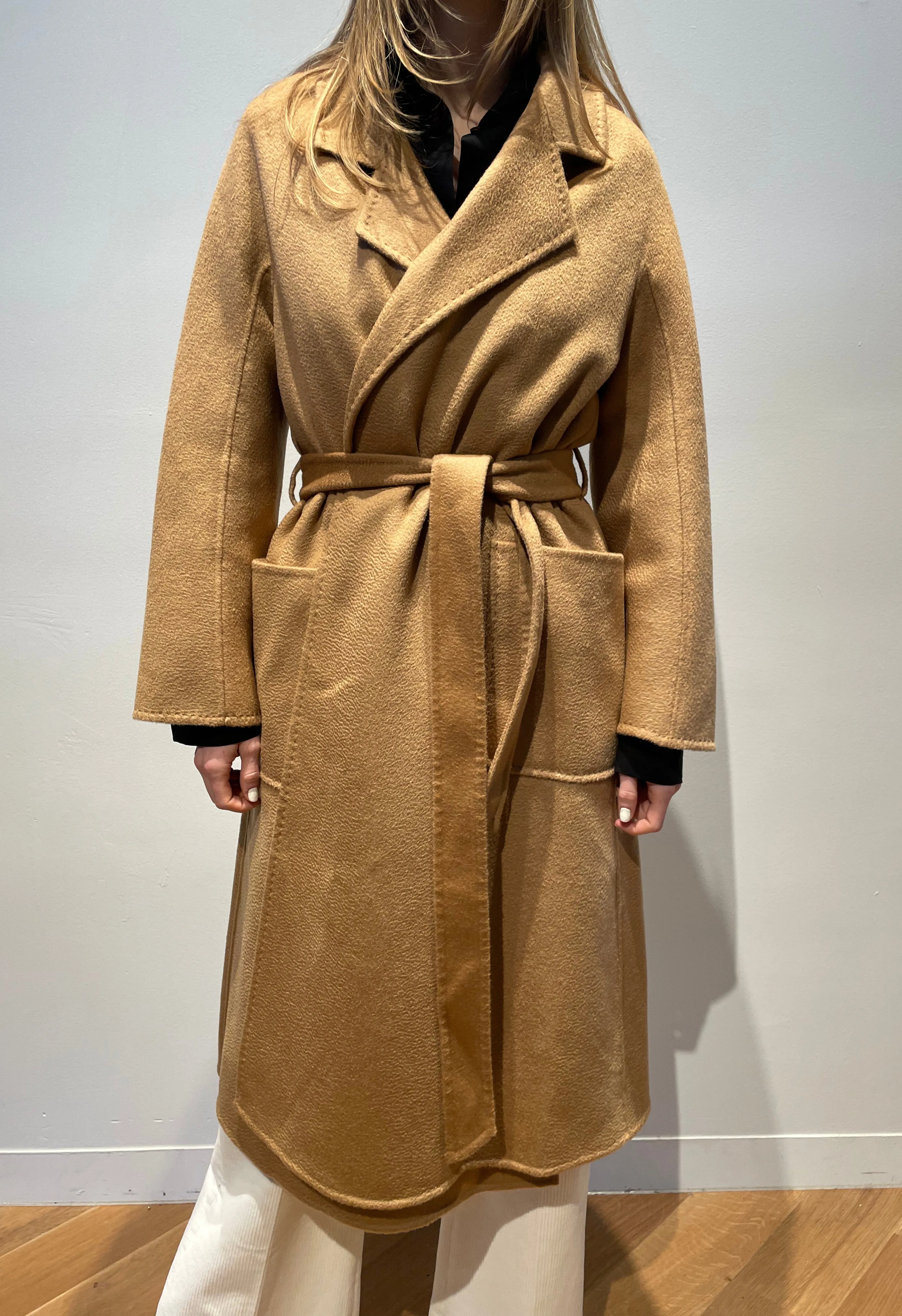 Cashmere Dandelion Camel Coat