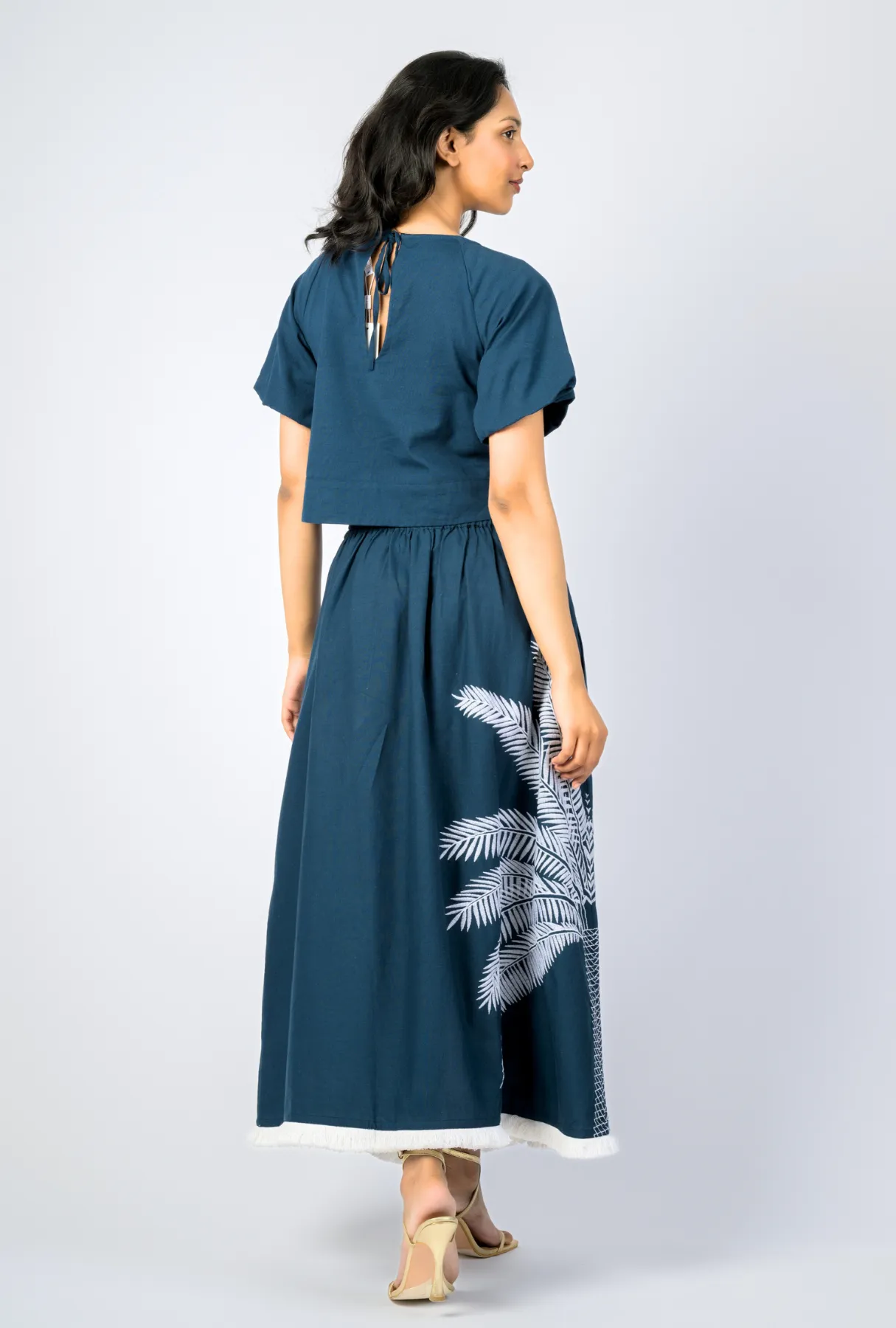 Catch My Drift Skirt – Under the Palms - Navy